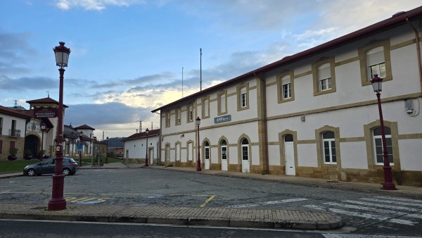 Haro's small train station, the historic starting point of the Barrio de la Estación wine district.